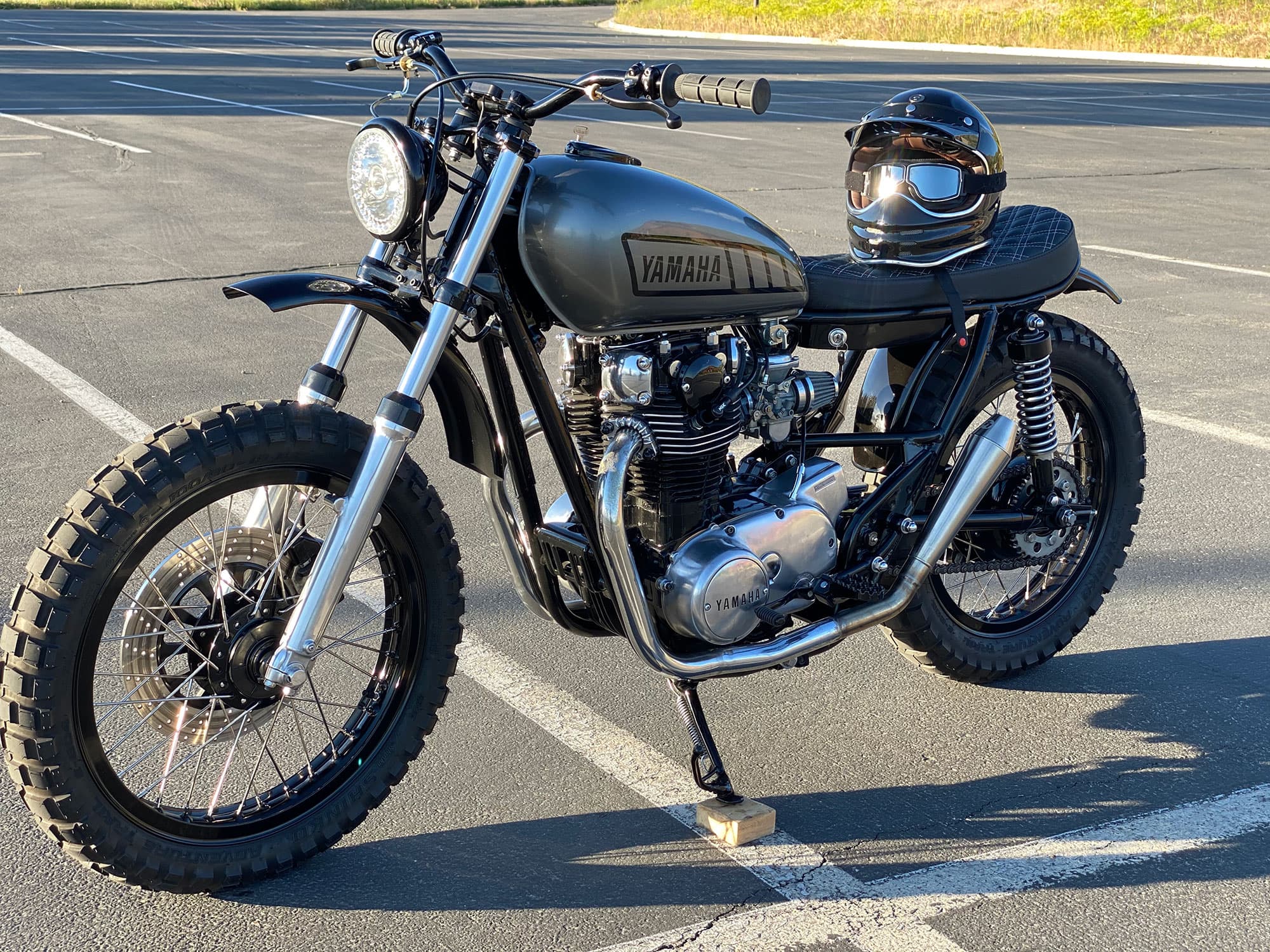 My XS650 All Finished, painted, buffed and waxed