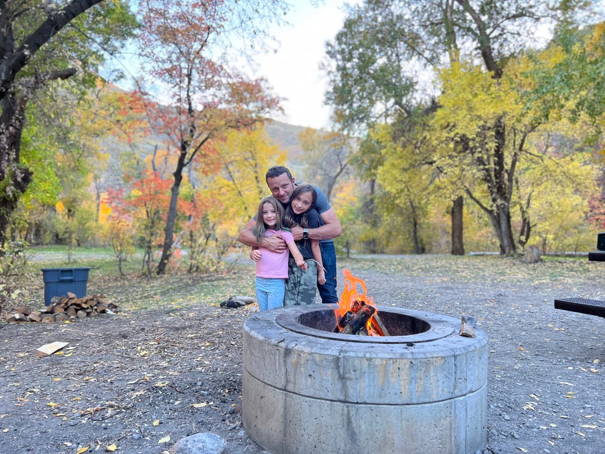 Nicholas Murdock at Three Forks Campground Utah