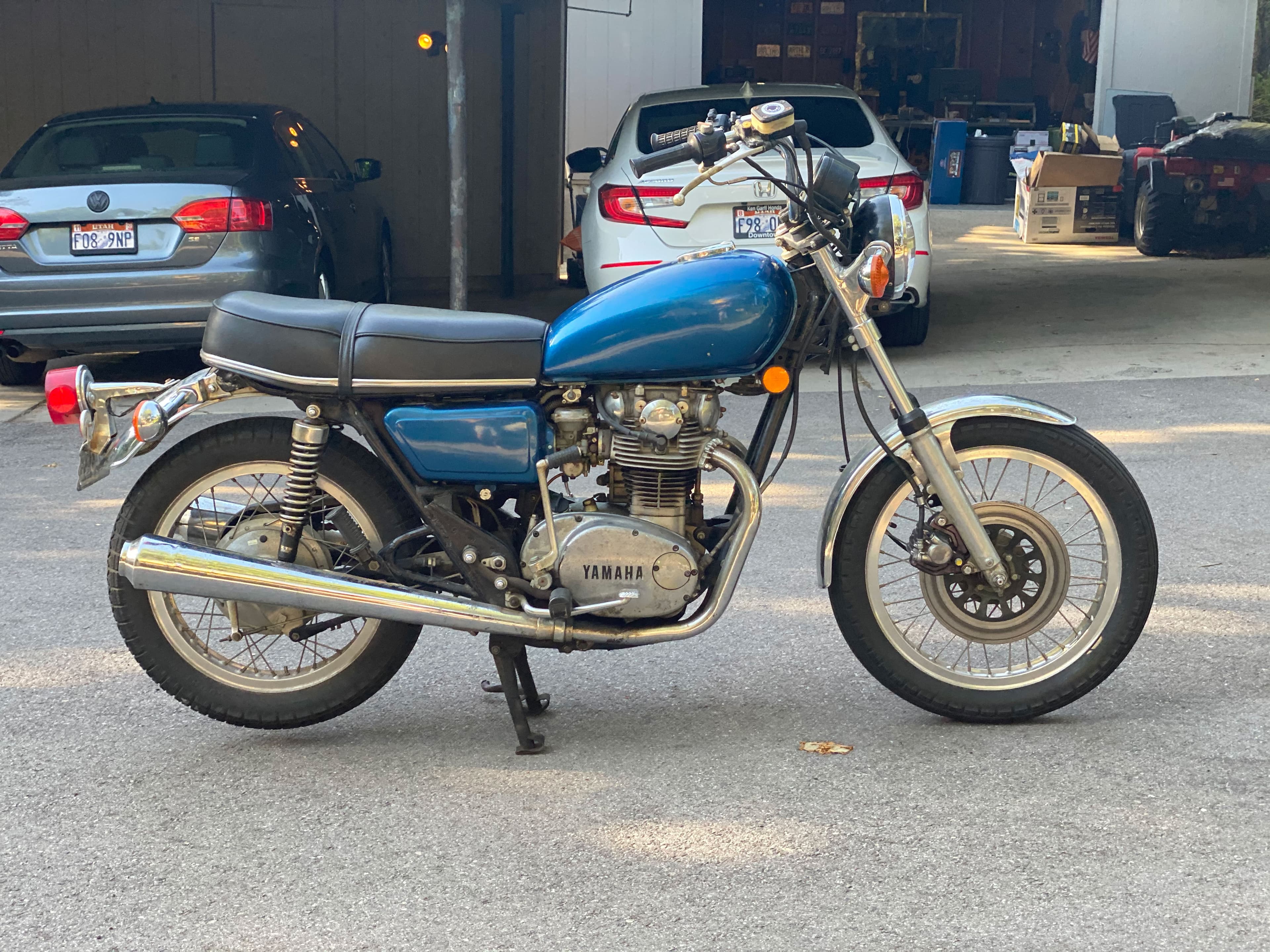 1977 XS650 is a solid machine, very reliable.