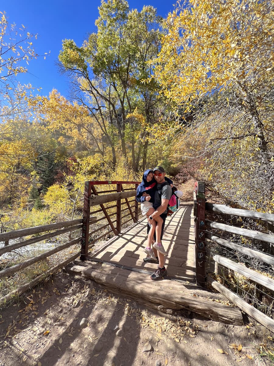 Hiking to Fifth Water Hot Springs On the Bridge